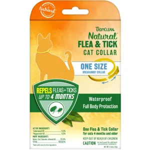 15% OFF: TropiClean Natural Flea & Tick Cat Collar