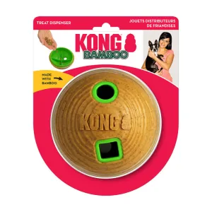 3 x KONG Bamboo Feeder Treat Ball - Medium