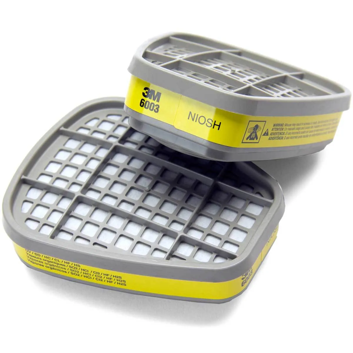 3M Half Facepiece Reusable Respirator 6000 Series with Filter and Cartridge Options