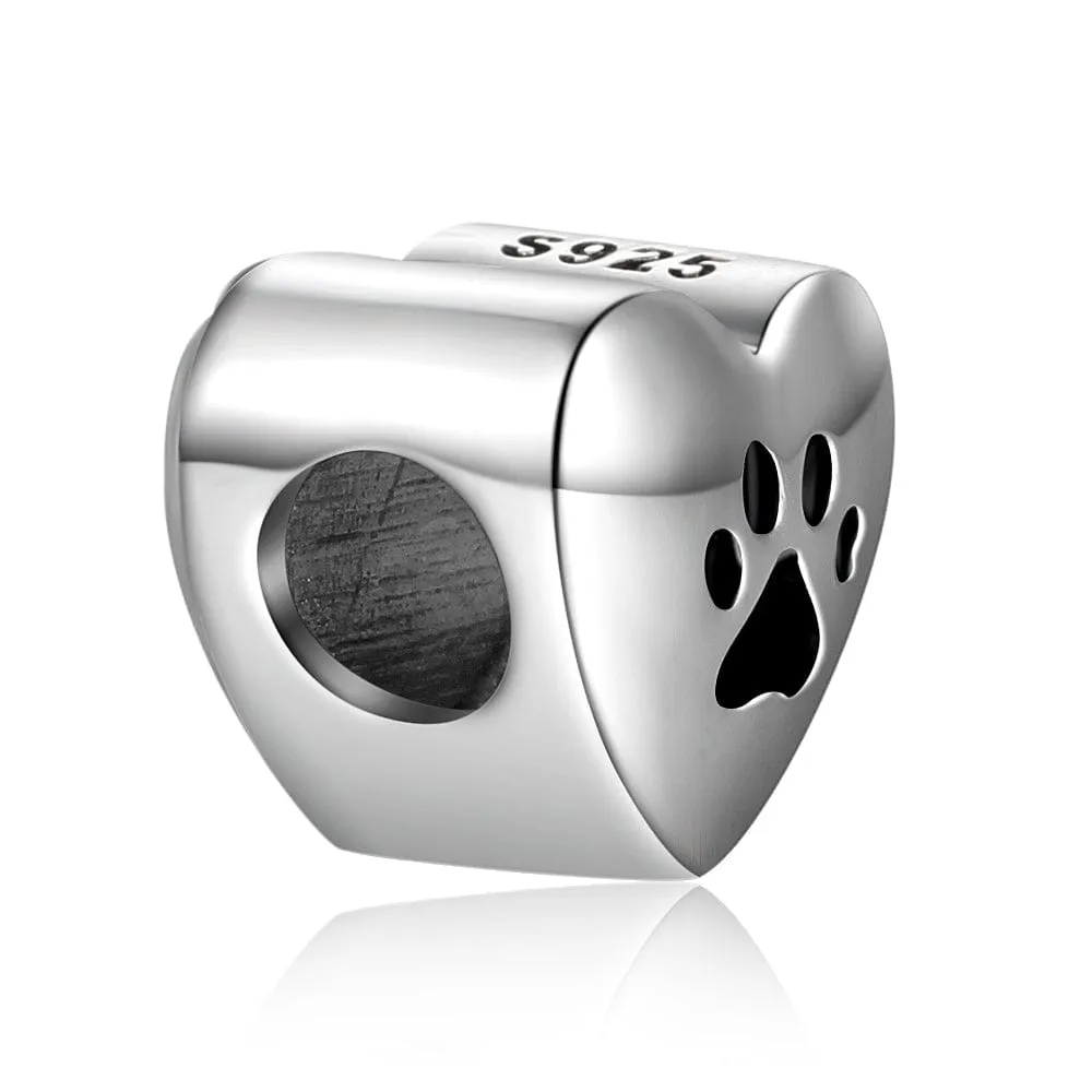 .925 Sterling Silver Pet photo charm for Bracelet