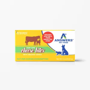 Answers - Rewards Raw Cow Milk Cheese Bites with Garlic Treat (Local Delivery Only)