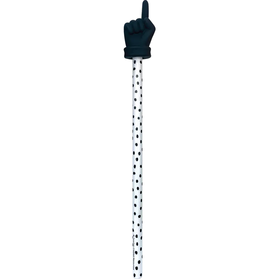 Black Painted Dots Hand Pointer