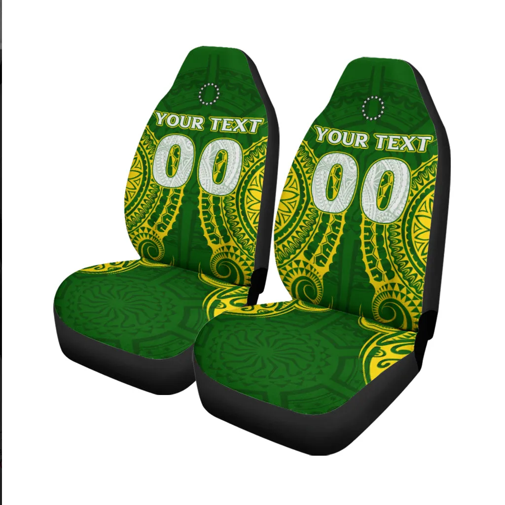 Custom Cook Islands Car Seat Covers Tribal Pattern