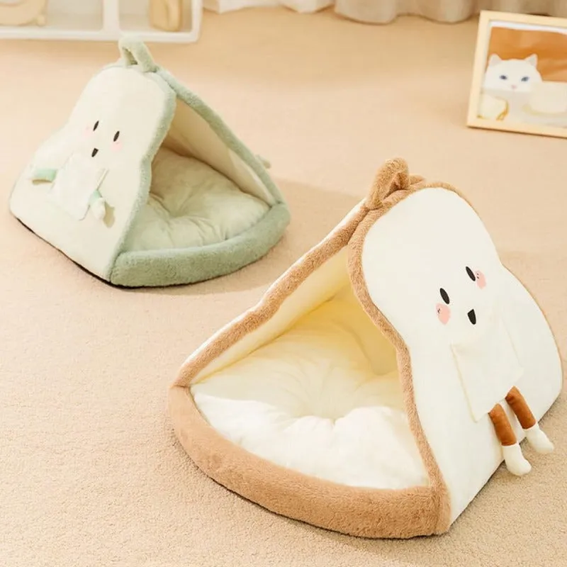 Cute Toast Bread Pet House