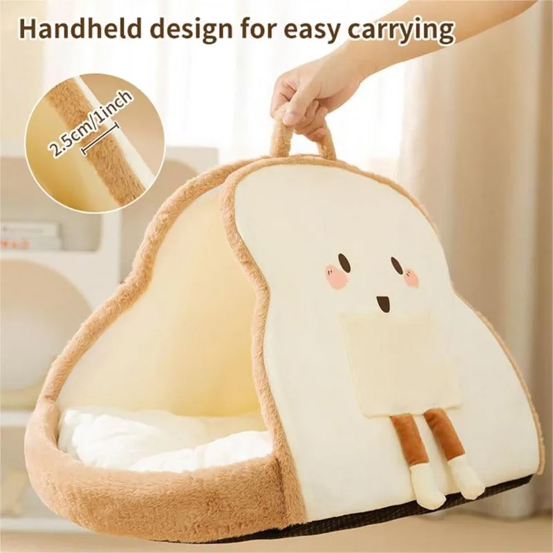 Cute Toast Bread Pet House
