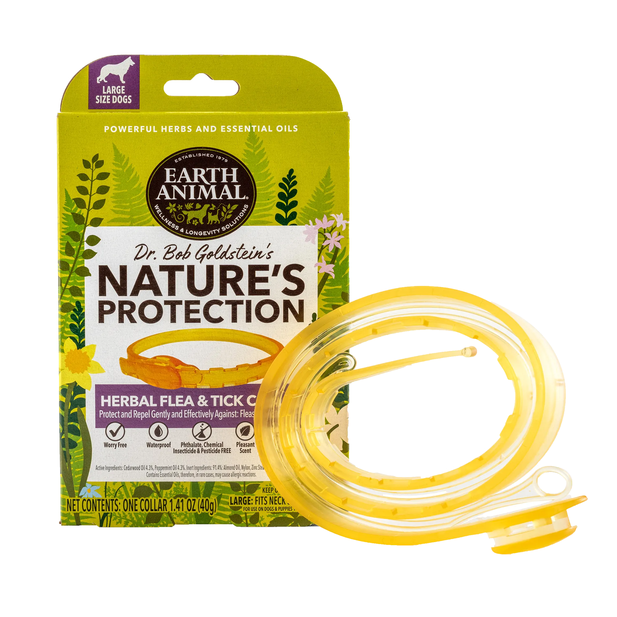 Earth Animal Nature’s Protection™ Flea & Tick Herbal Collar for Dogs
