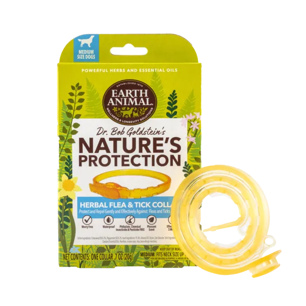 Earth Animal Nature’s Protection™ Flea & Tick Herbal Collar for Dogs