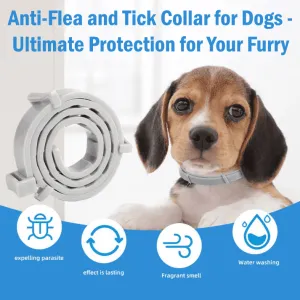 Flea and tick collar for dogs, Dog flea and tick collar, Natural flea and tick collar for dogs