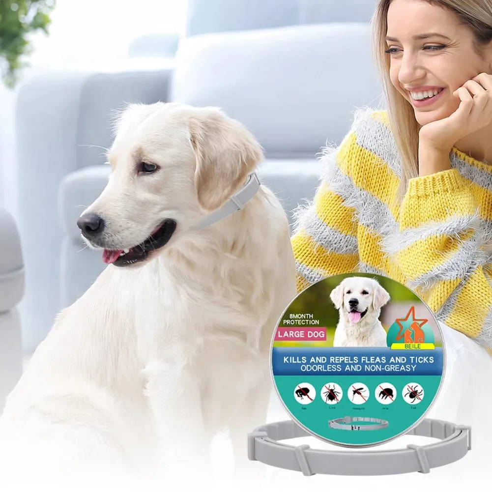 Flea and tick collar for dogs, Dog flea and tick collar, Natural flea and tick collar for dogs