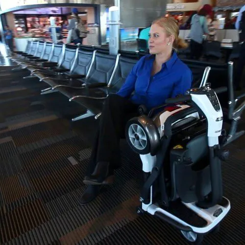 Go-Go S19 Pride Folding Mobility Scooter - Airline Approved