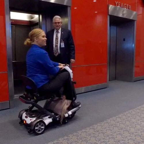 Go-Go S19 Pride Folding Mobility Scooter - Airline Approved