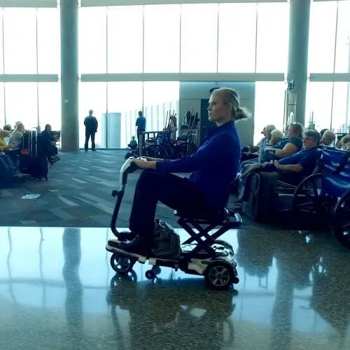 Go-Go S19 Pride Folding Mobility Scooter - Airline Approved