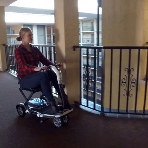 Go-Go S19 Pride Folding Mobility Scooter - Airline Approved