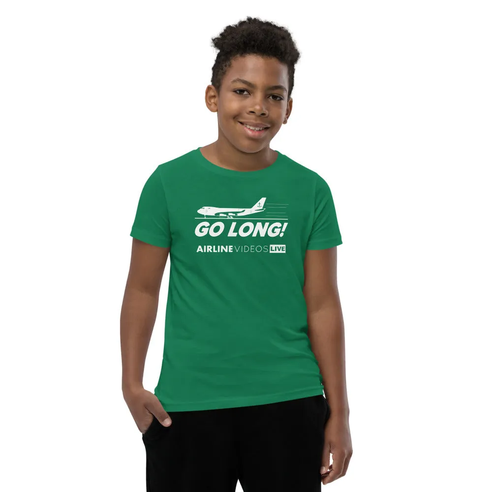 GO LONG (AVL) Youth Short Sleeve T-Shirt