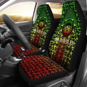 Hawaii Car Seat Cover Hawaii Seal Rocket Style Reggae