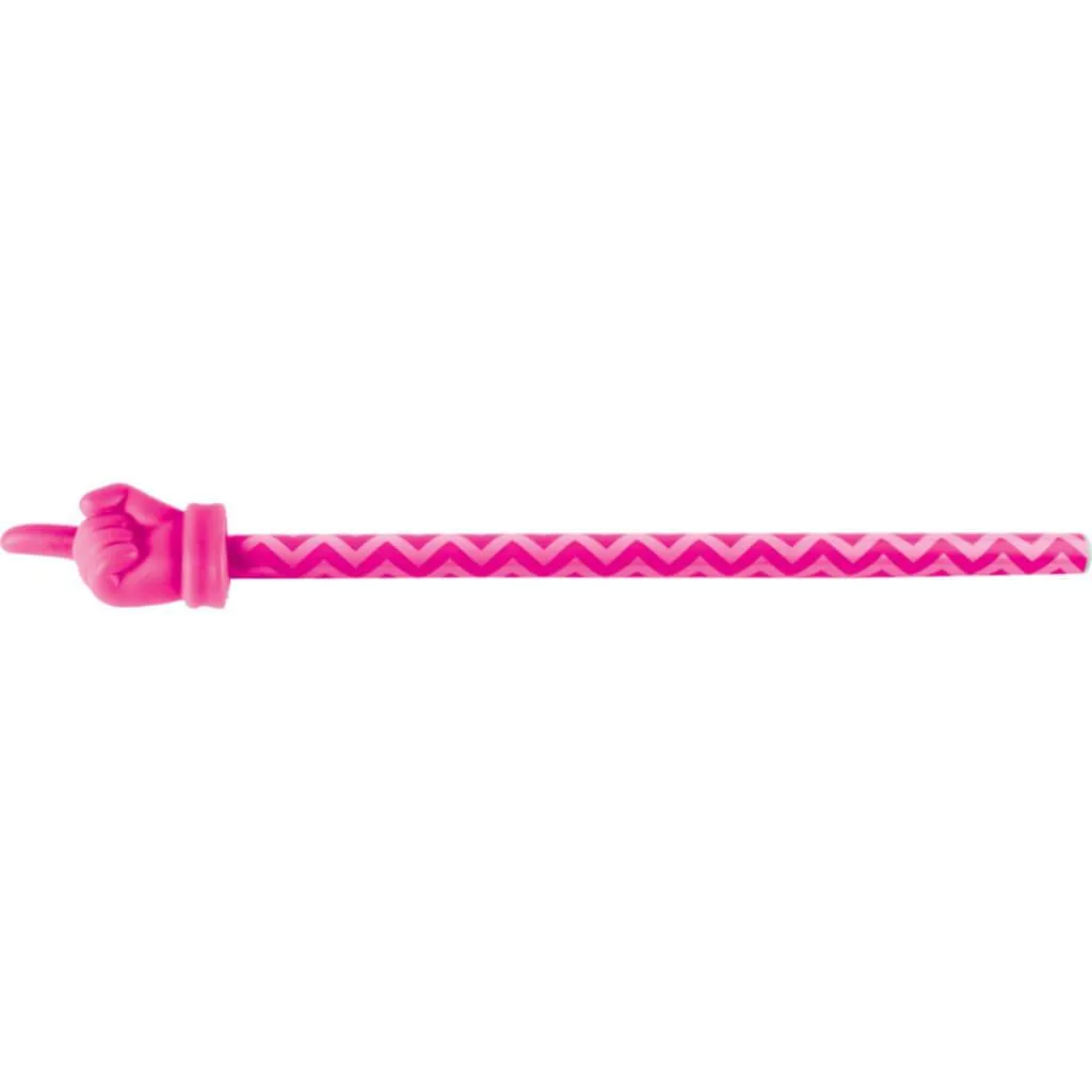 Hot Pink Chevron Hand Ponter