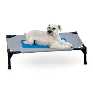 K&H Pet Products Coolin' Pet Cot Medium Gray Blue