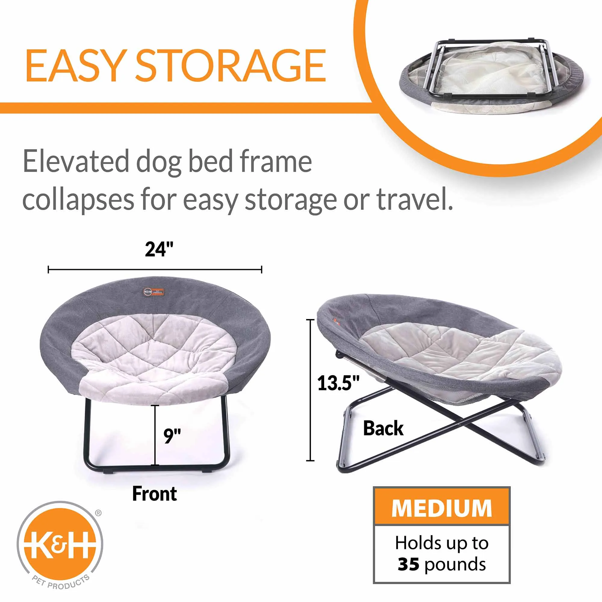 K&H Pet Products Elevated Cozy Cot