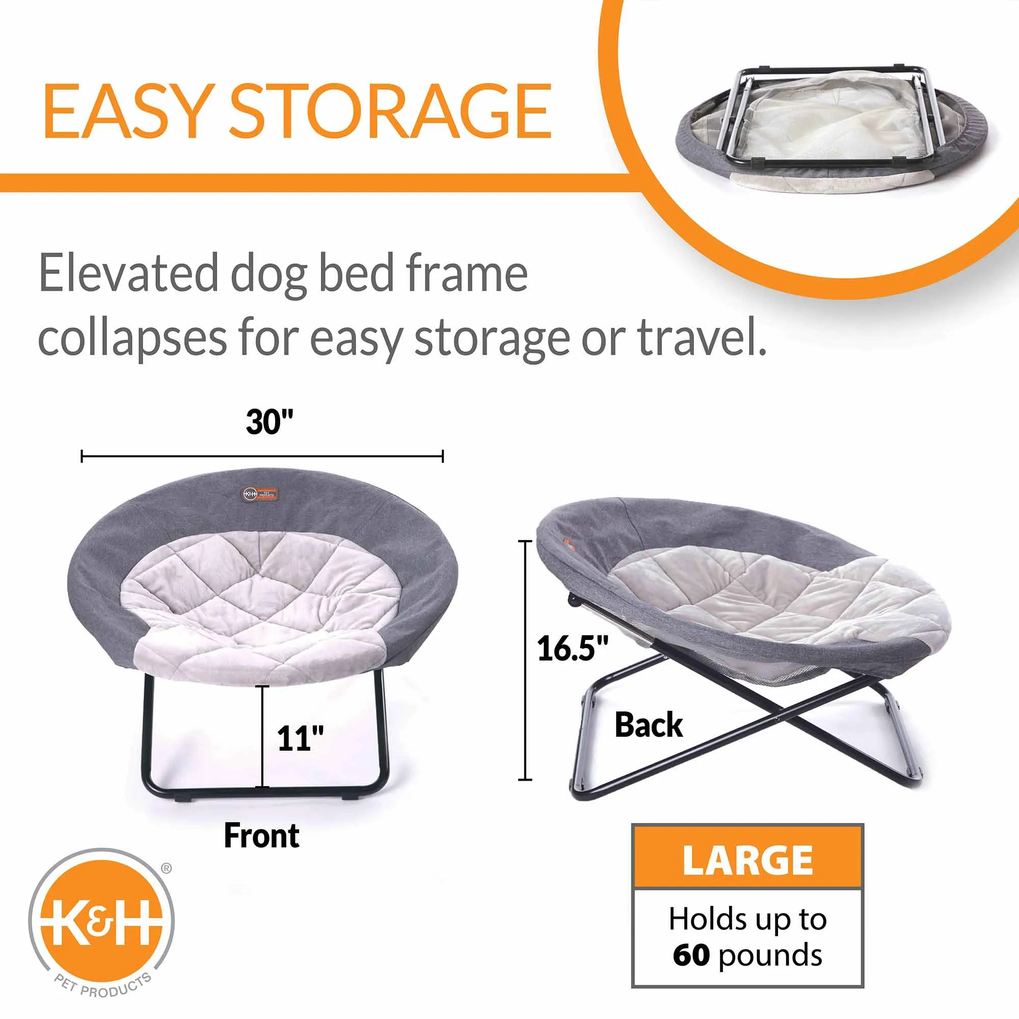 K&H Pet Products Elevated Cozy Cot