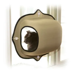 K&H Pet Products EZ Mount Tan Window Pod Kitty Sill