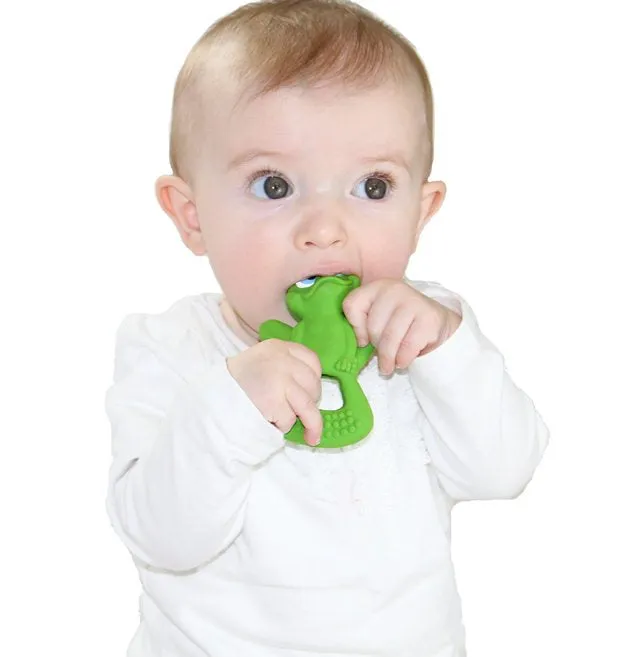 Lanco Bo The Frog Natural Rubber Teether