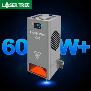 LASER TREE K60 Optical Power 60W Laser Head – Precision Cutting, Engraving, and DIY Magic