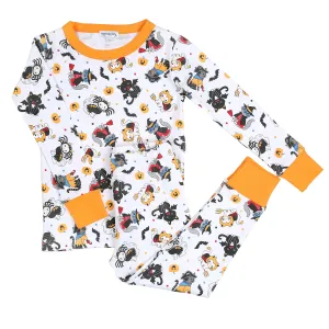 Magnolia Baby Long Sleeve PJ Set - Scaredy Cat