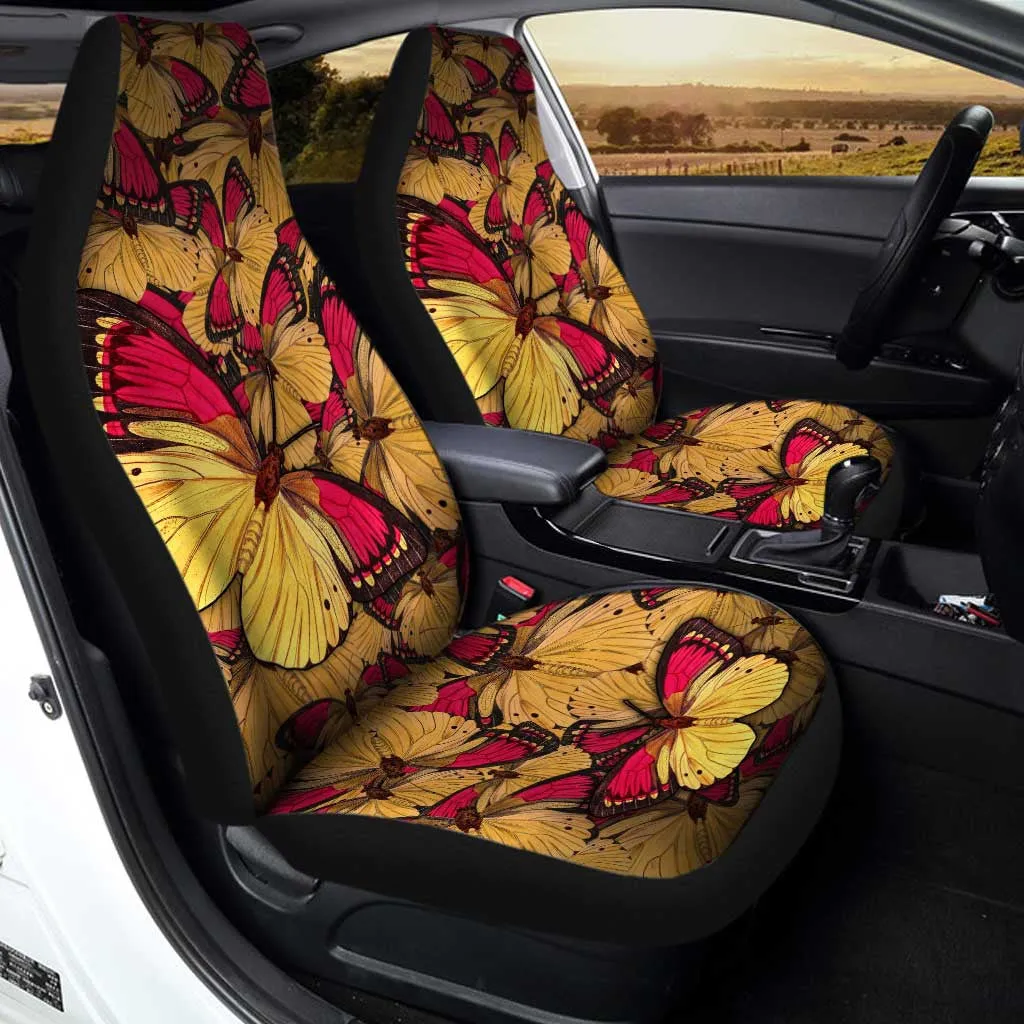 Pattern Butterfly Car Seat Covers Custom Butterfly Car Accessories