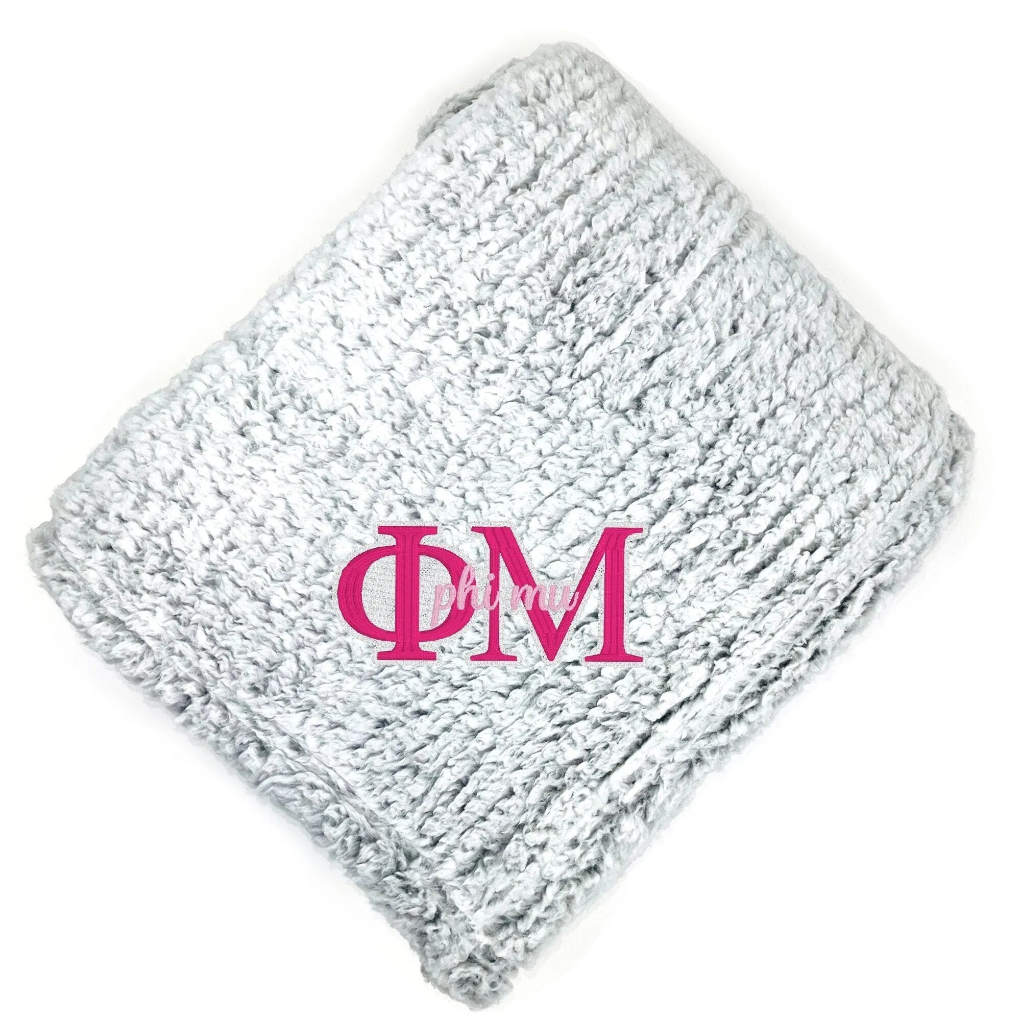 Phi Mu Fuzzy Sherpa Blanket