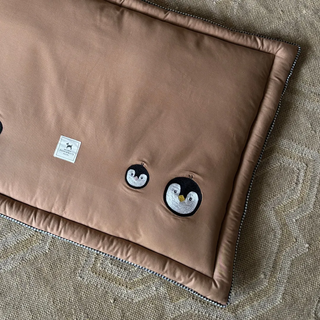 PoochMate Sand Penguin Dog Mat