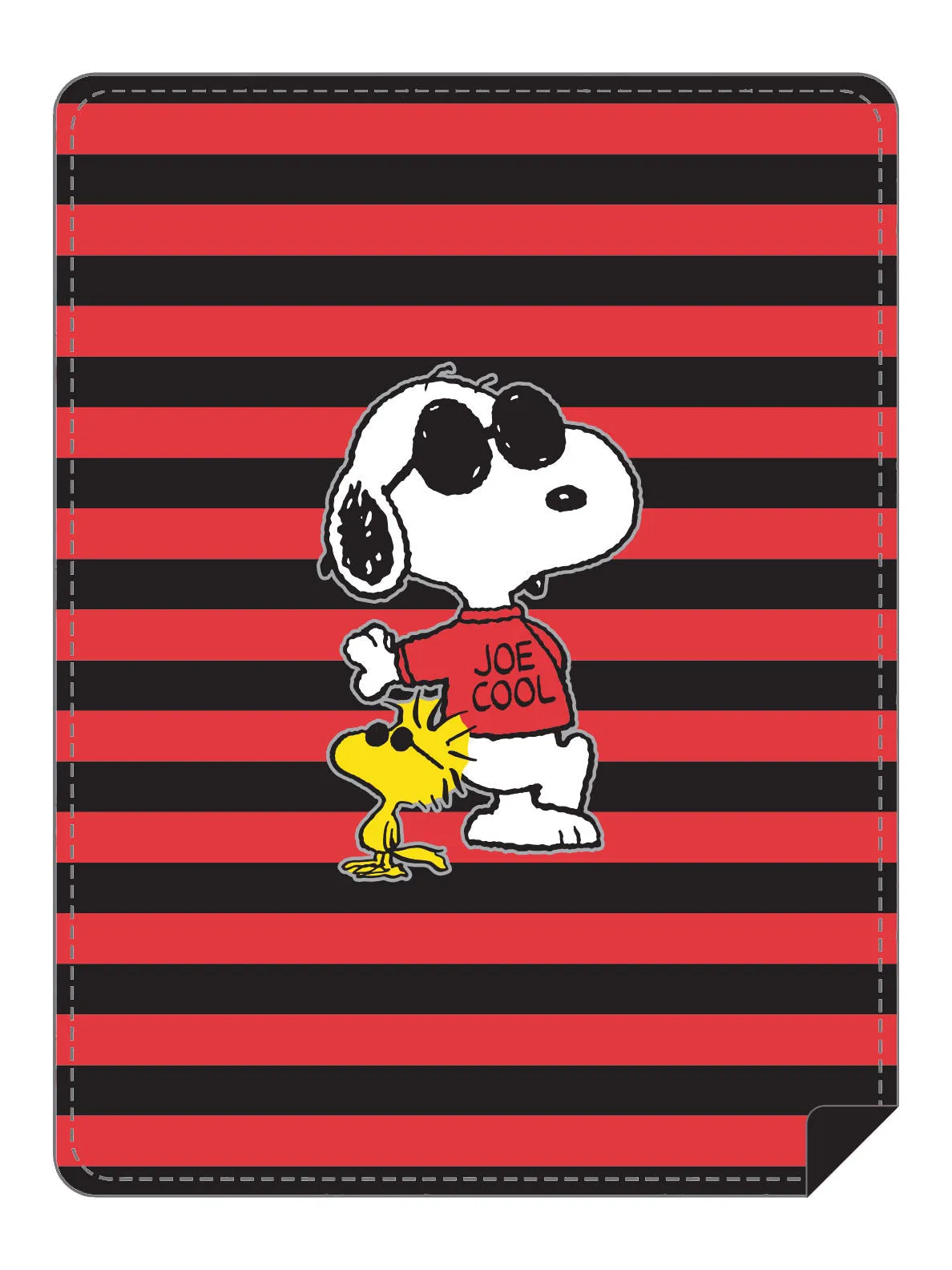 Snoopy Joe Cool Plush Throw