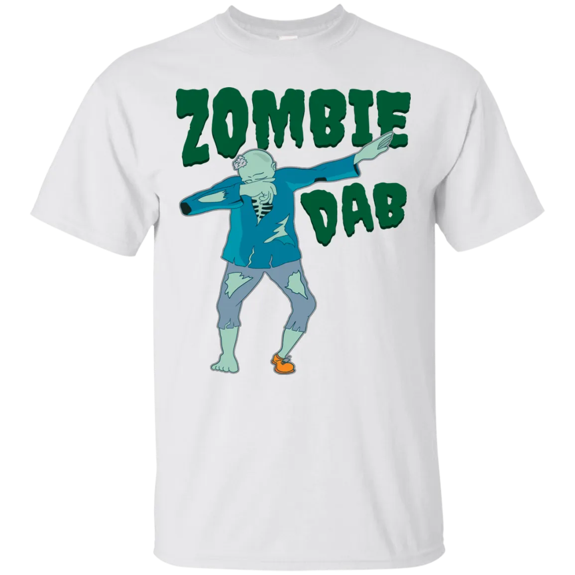 Trendy Zombie Dab T-Shirt Halloween Clothes (Men)