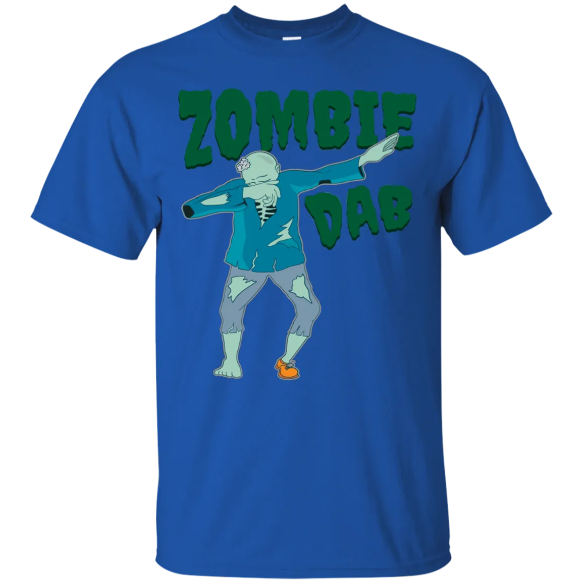 Trendy Zombie Dab T-Shirt Halloween Clothes (Men)