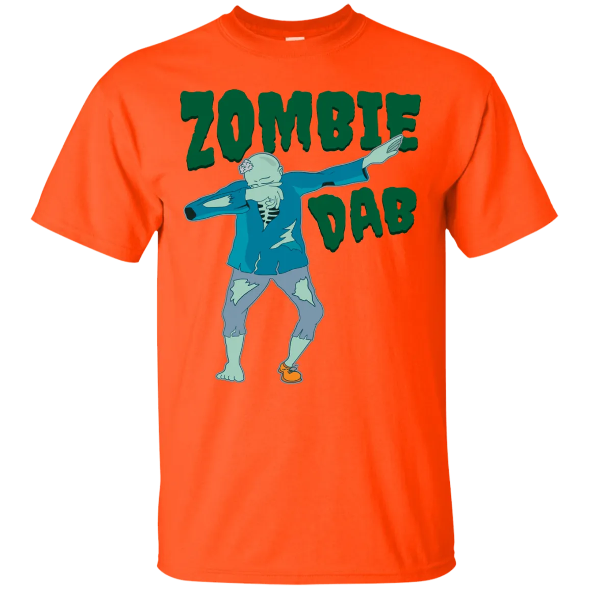 Trendy Zombie Dab T-Shirt Halloween Clothes (Men)