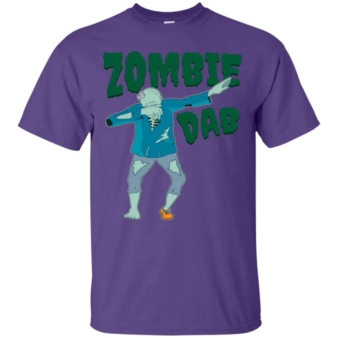 Trendy Zombie Dab T-Shirt Halloween Clothes (Men)