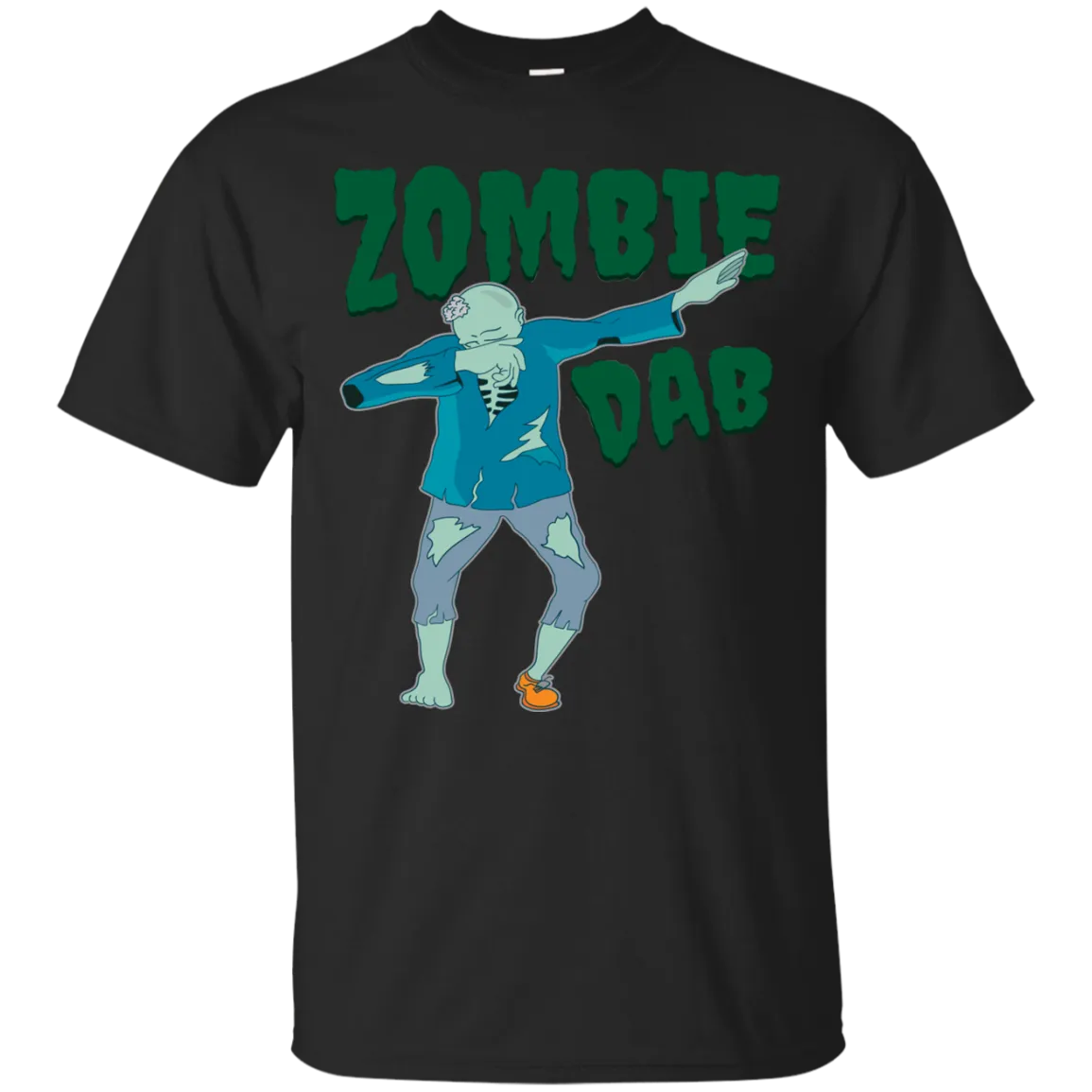 Trendy Zombie Dab T-Shirt Halloween Clothes (Men)