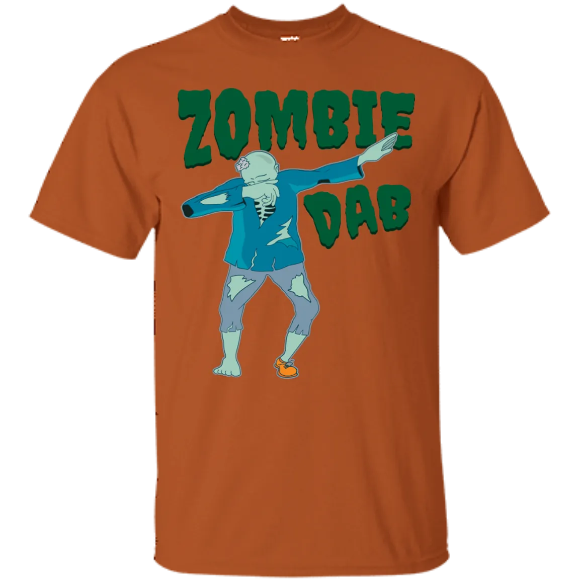 Trendy Zombie Dab T-Shirt Halloween Clothes (Men)