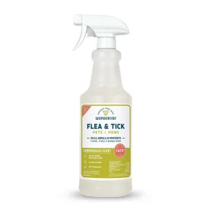 Wondercide Lemongrass Flea & Tick Spray for Pets   Home