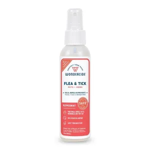 Wondercide Peppermint Flea & Tick Spray for Pets   Home