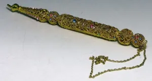 Yad Gold Jeweled Torah Pointers